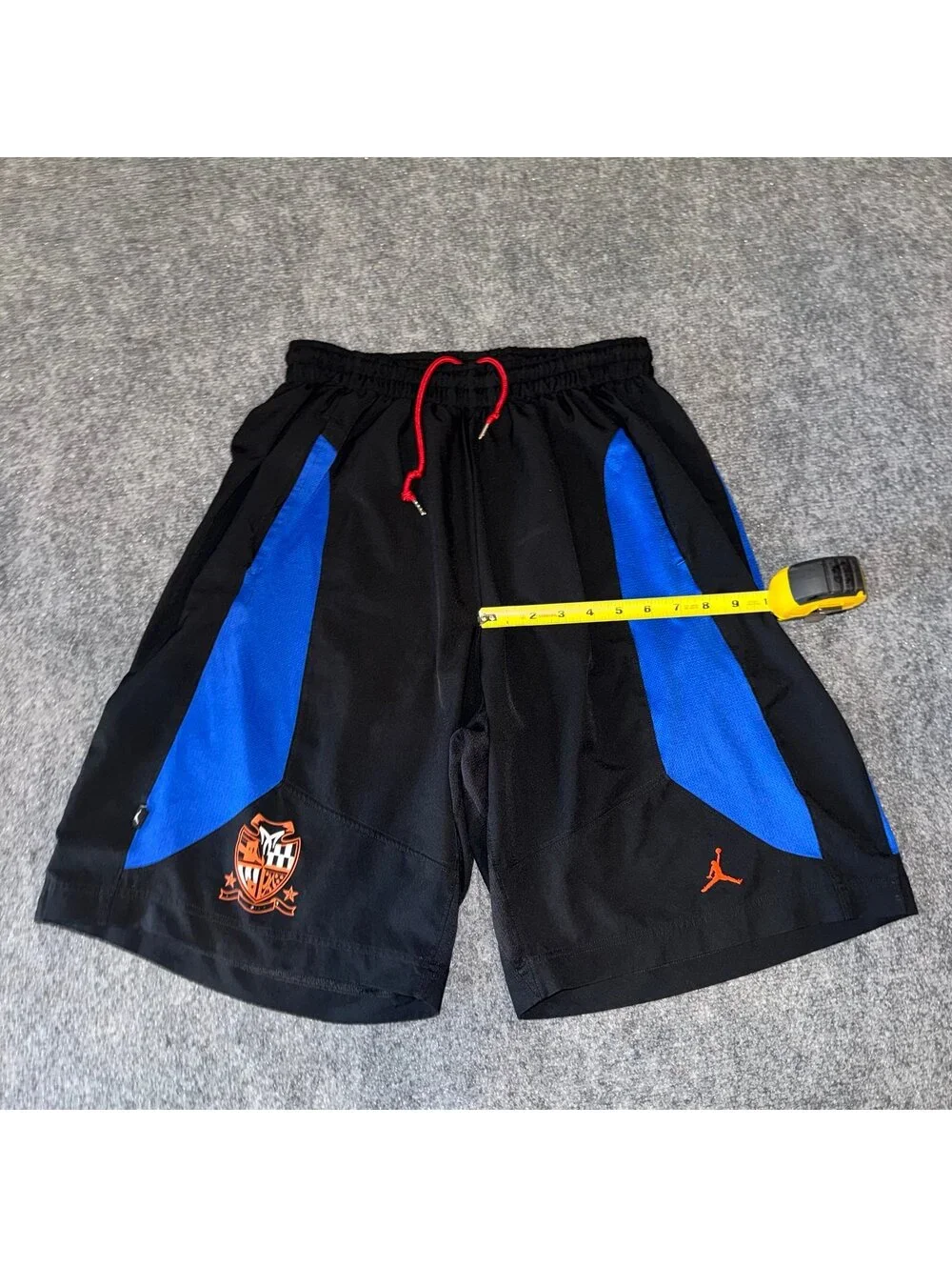Nike Air Jordan Grail Baggy Hoop Shorts Blue Accent Carmelo Mens LG Vtg y2k 90s